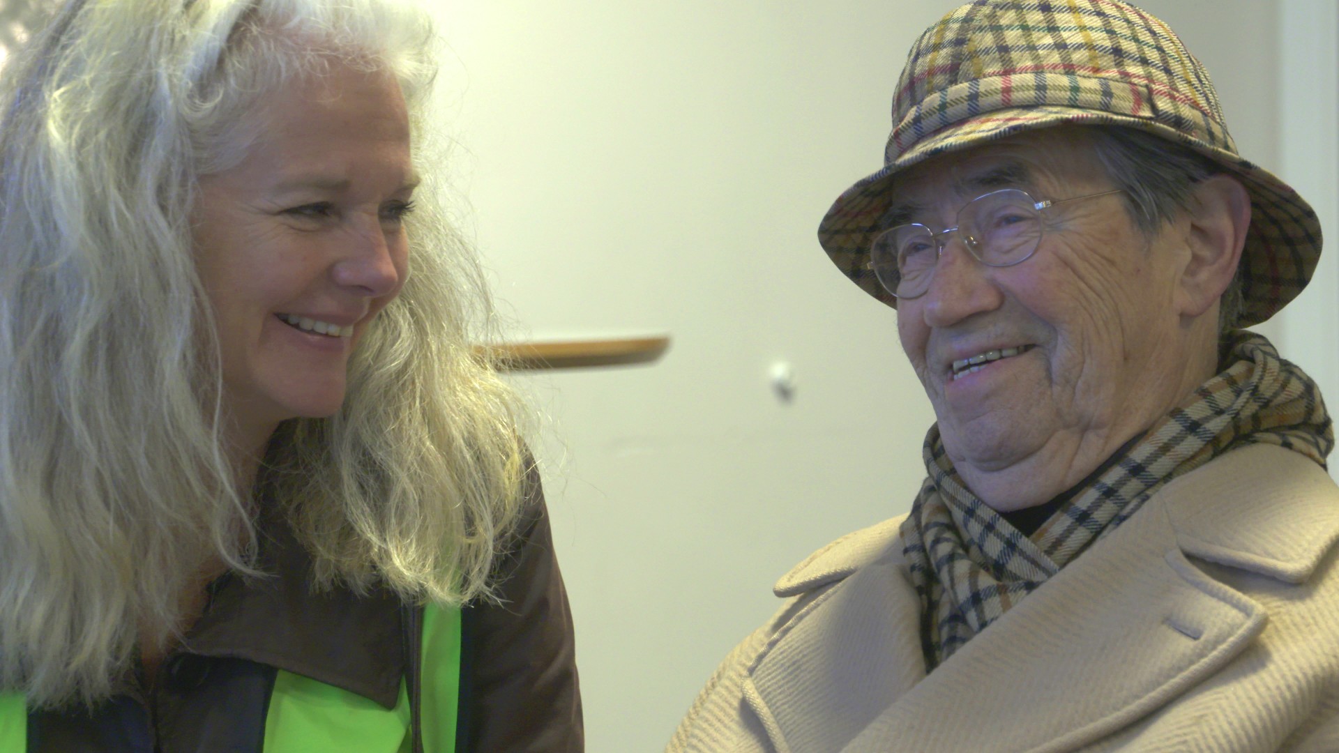 Emerich & Ingrid efter filminspelningen i Ängelholm 2025